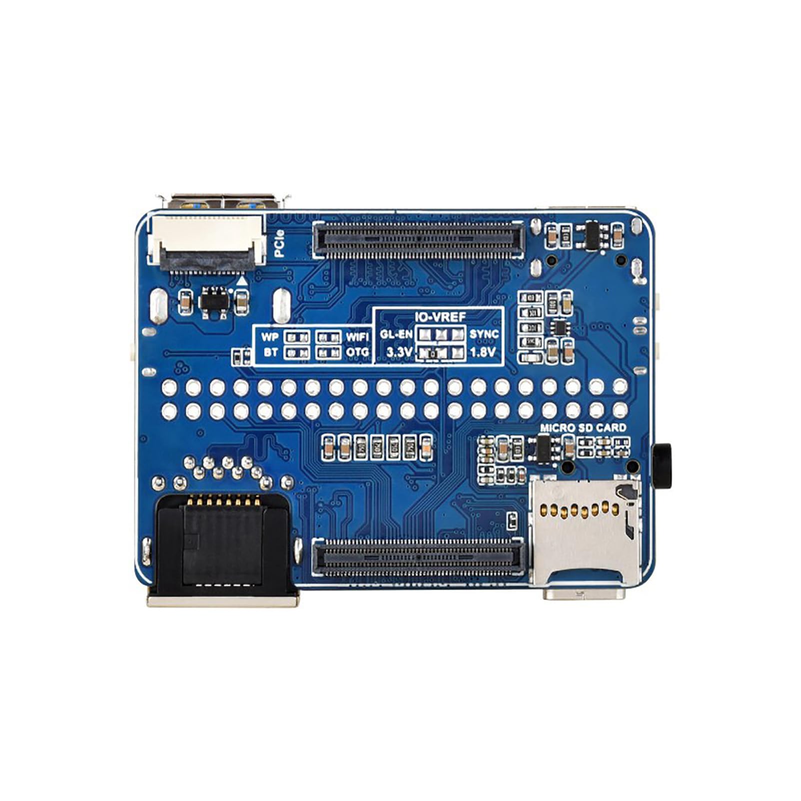 Nano Base Board (B) for Raspberry Pi CM5 | Compact Compute Module 5 Base Board | Same Size as CM5 | Multi-Interface Design | Ideal for Evaluation & Integration