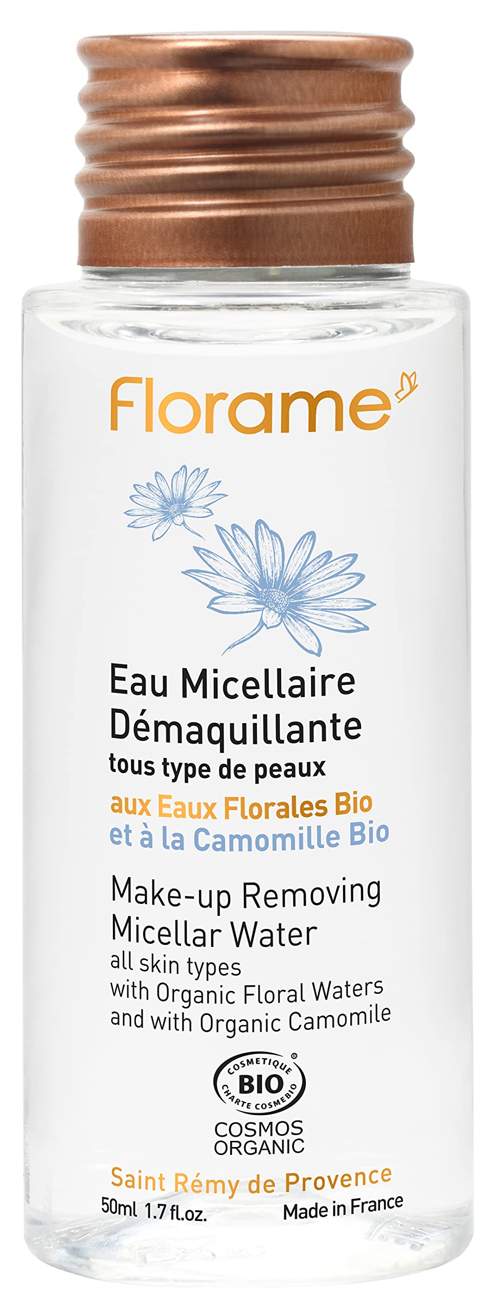 Agua micelar desmaquillante rostro y ojos