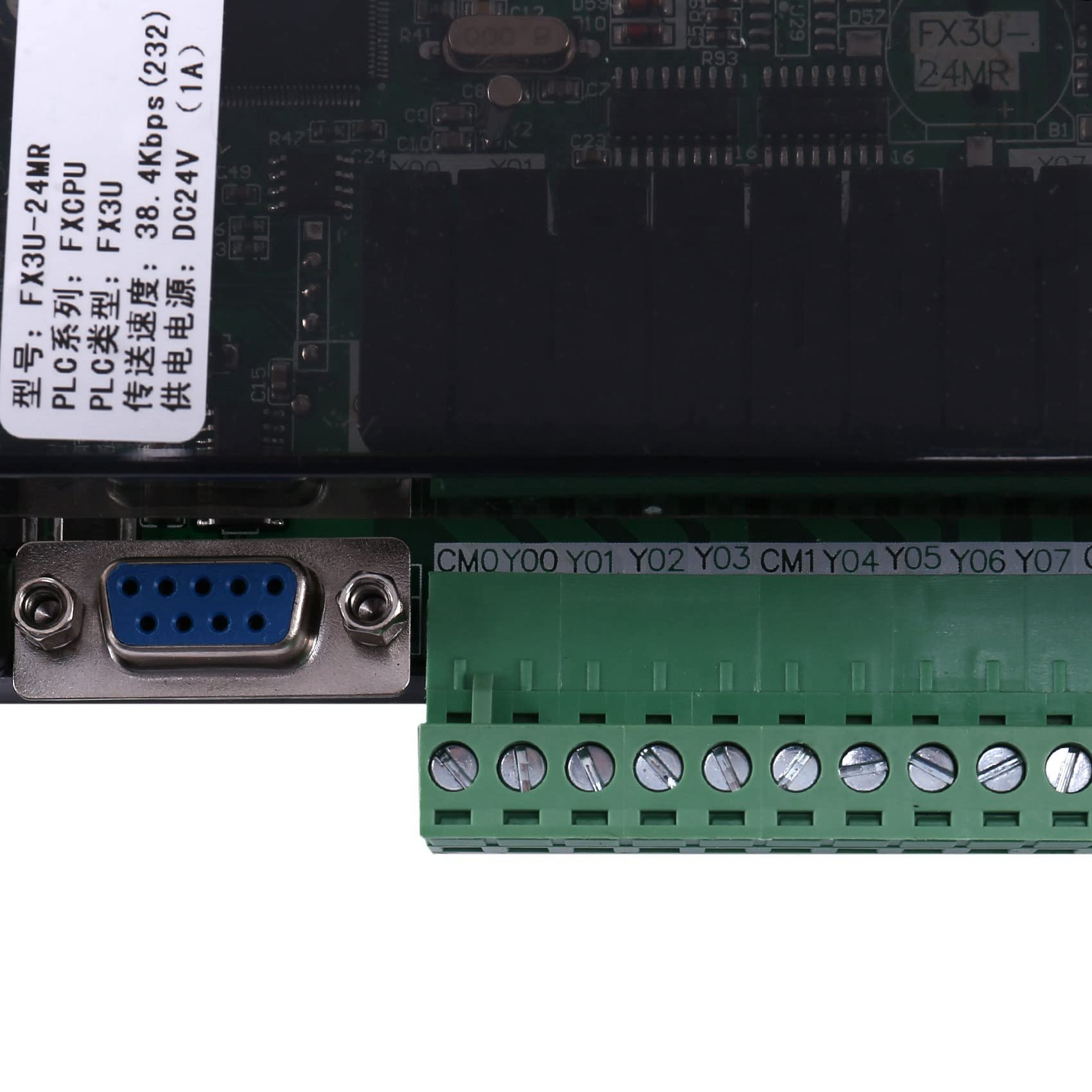 Tablero de control industrial del PLC 4X FX3U-24MR Tablero de control industrial del PLC del hogar de alta velocidad Controlador del PLC programable
