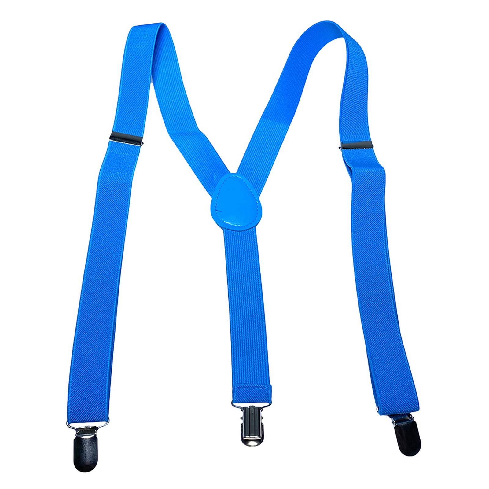 Tirantes elásticos anchos ajustables en forma de Y con 3 clips fuertes, para mujer, niños y niñas.