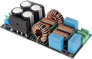 Power Supply Filtering Board, EMI Filter Board Differential Mode Filtering AC 110‑250V PCB Suppress Interference for Sound Amplifier Power (20A)