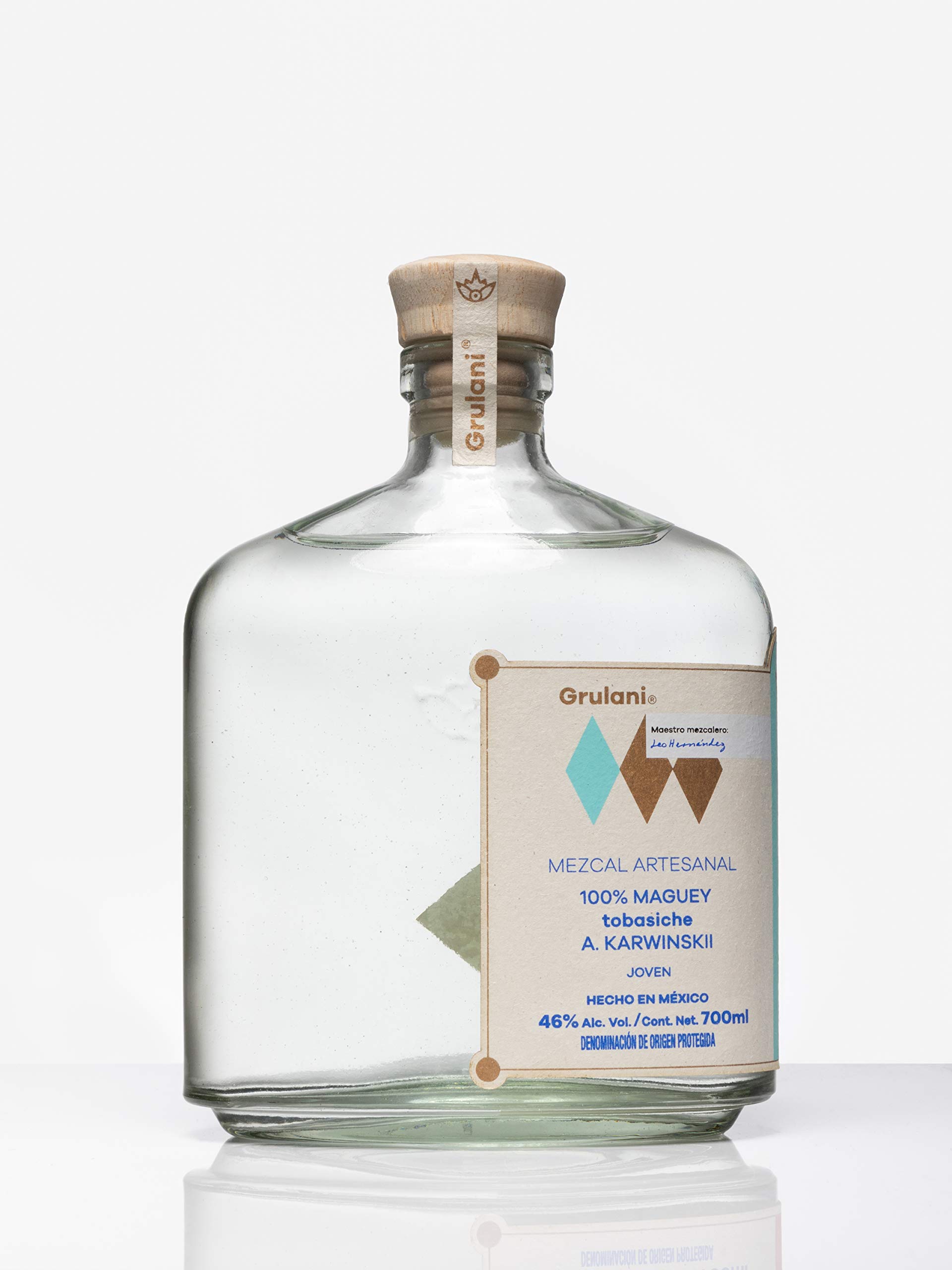 MEZCAL ARTESANAL GRULANI 100% Tobasiche