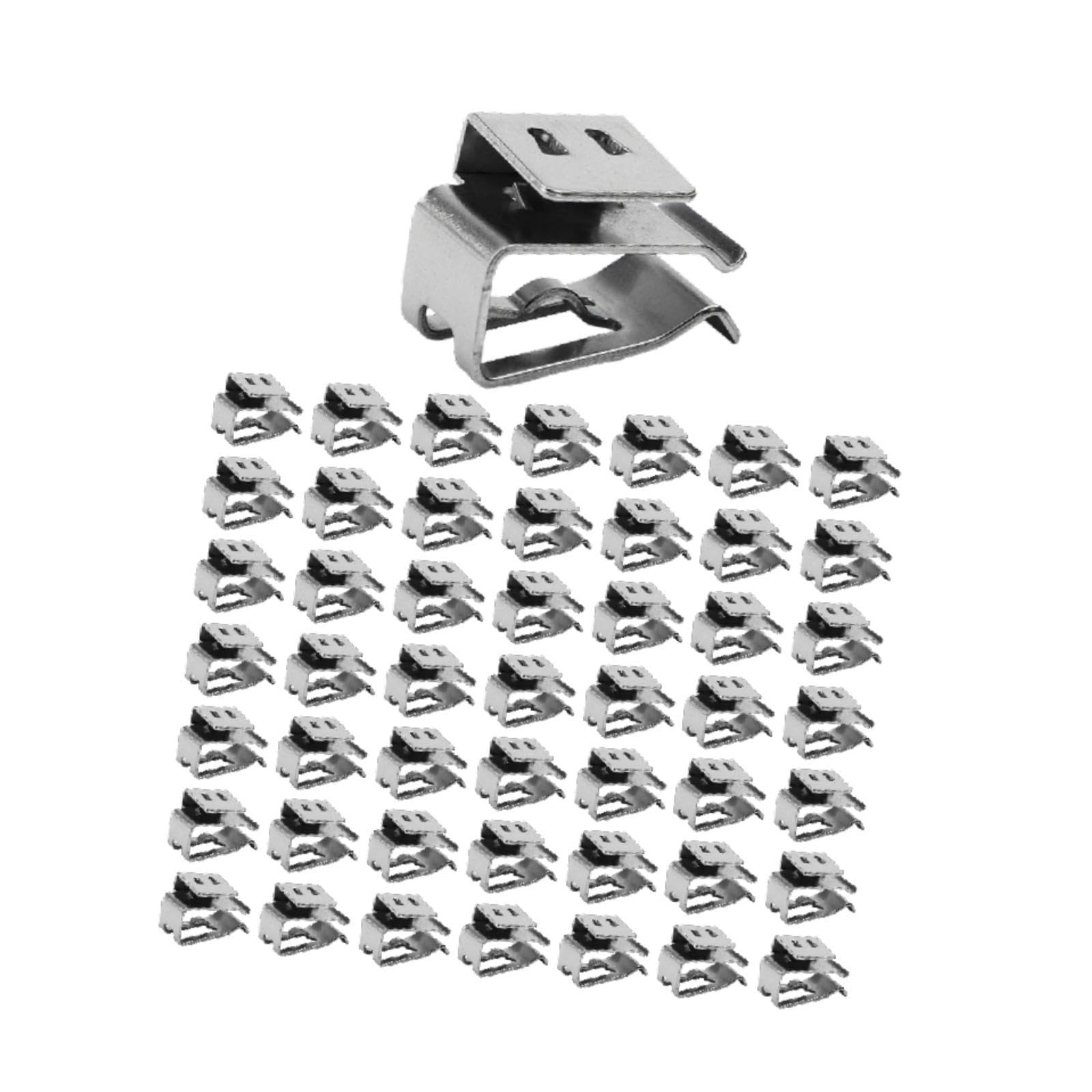 Solar Panel Wire Clips Stainless Steel 19.5Mm Double Wire Clip Pv Cable Clip 50 Pieces Home & Garden|Home Improvement|Electrical & Solar|Alternative & Solar Energy|Solar Panels-image-12
