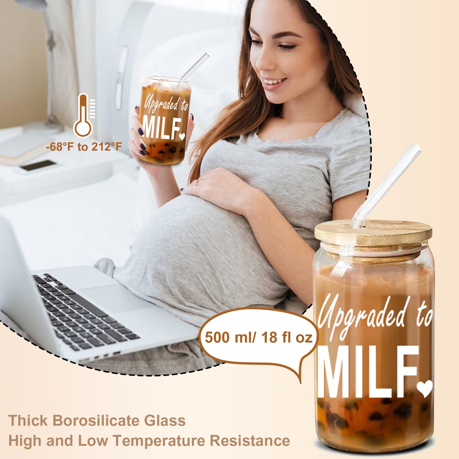 BELIVIUM New Mom Gifts First Time Mama to Be Gift Expecting Mother Pregnant Women Presents for Postpartum Baby Shower Gender Reveal - Coffee Cup, Baby Girl & Boy Sensory Toys, Cotton Lovey