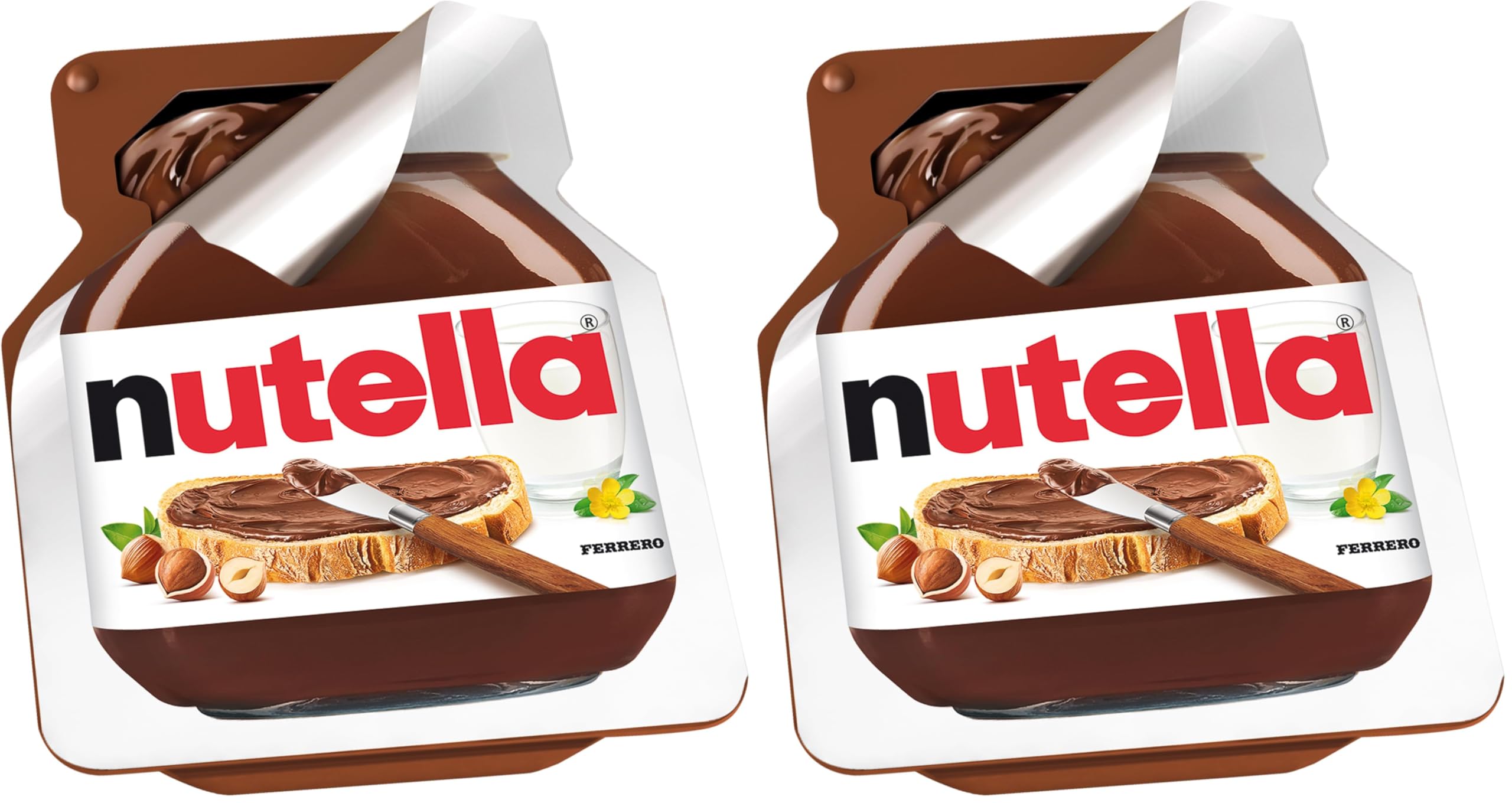 Chocolate Hazelnut Spread by Nutella – 240 Count (0.52 oz each), Pack of 240