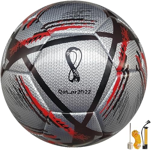 Balón de fútbol de la liga de calidad de la Copa del Mundo, tamaño 5 y tamaño 4, unión de calor sin costuras, profesional de PU, pelota oficial de