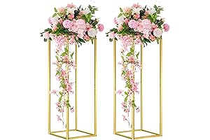 Versatile Cylinder Pedestal Stands: Party Décor, Plant Display, and Wedding Centerpieces