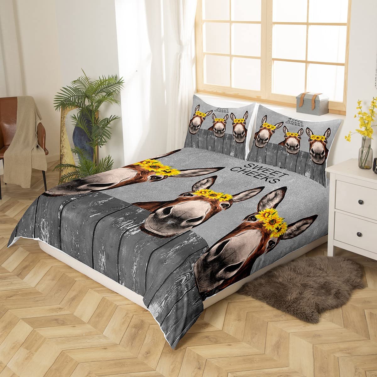 Manfei Donkey Duvet Cover Set King Size - Image 2