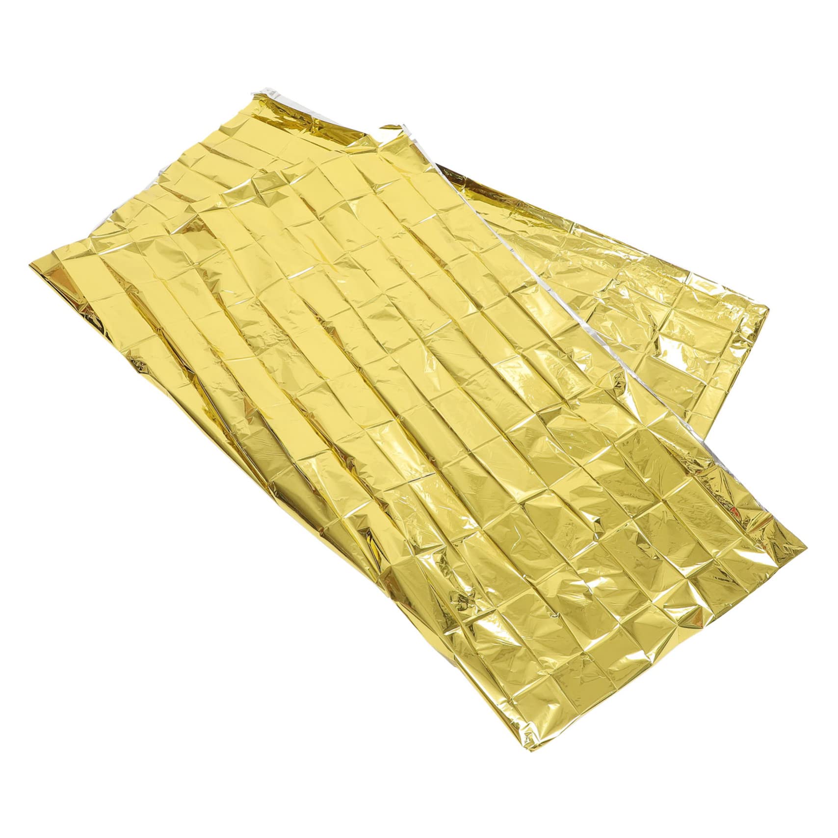 Kisangel 10piezas De Aislamiento Térmico para Camping De Emergencia Reflectante Plateada para Senderismo para Emergencias para Botiquín De