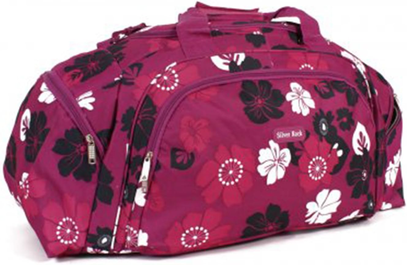Ladies Large Floral Holdall Weekend Overnight Bag Flight Luggage Gym Travel 26