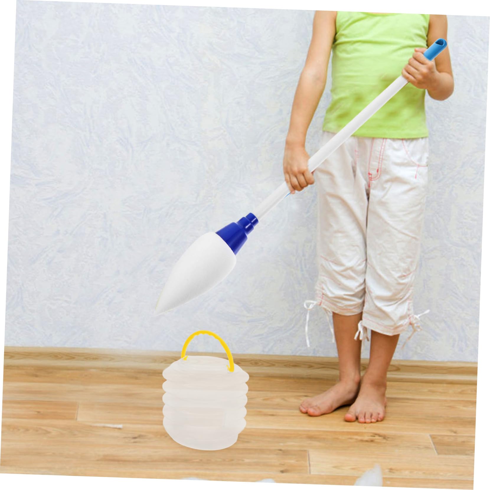 SHINEOFI Calligraphy Brush for Ground Writing Big Writing Brush for -friendly Extendable Bucket Great for Fitness and Art