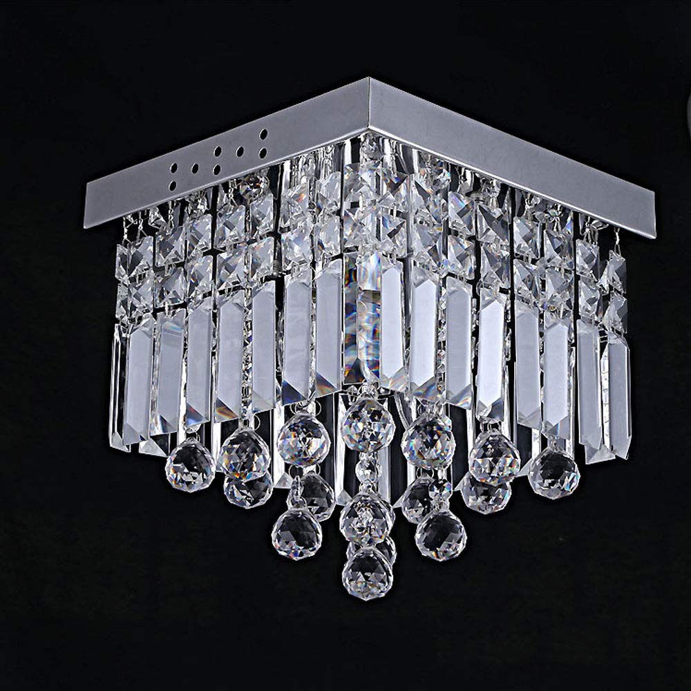 Crystal Chandeliers, Icecode Diamond Lights Ball Lighting LED Ceiling Light Chandelier for Dining Room Bedroom Living Room Corridor