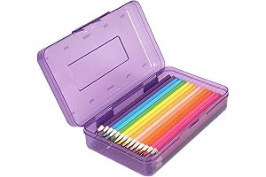 Transparent Pencil Case for Kids and Adults