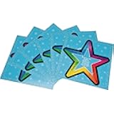 Really Good Stuff Tactile Breathing Star Cards - 6 Pack - Social Emotional Learning Sensory Tool - Calming Fidget - Promotes Relaxation & Helpful Breathing Techniques