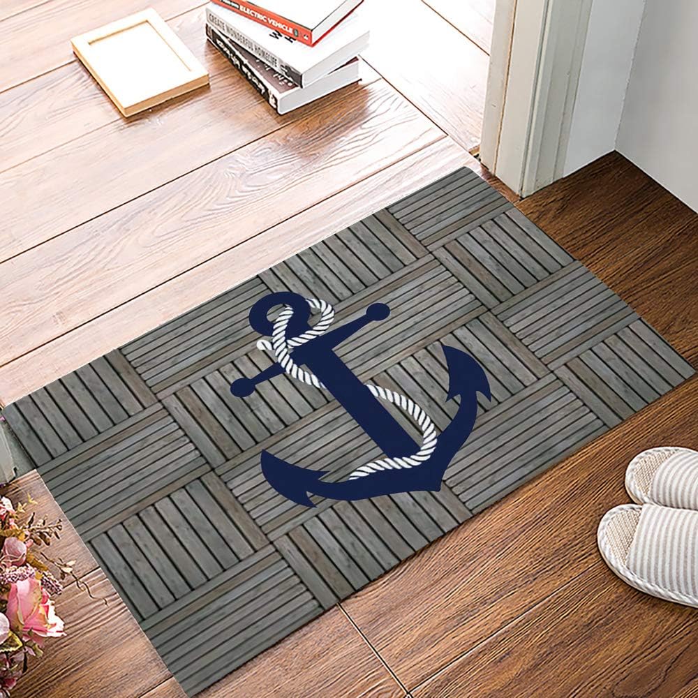 Arts Language Anchor Doormats for Entrance Way Indoor Front