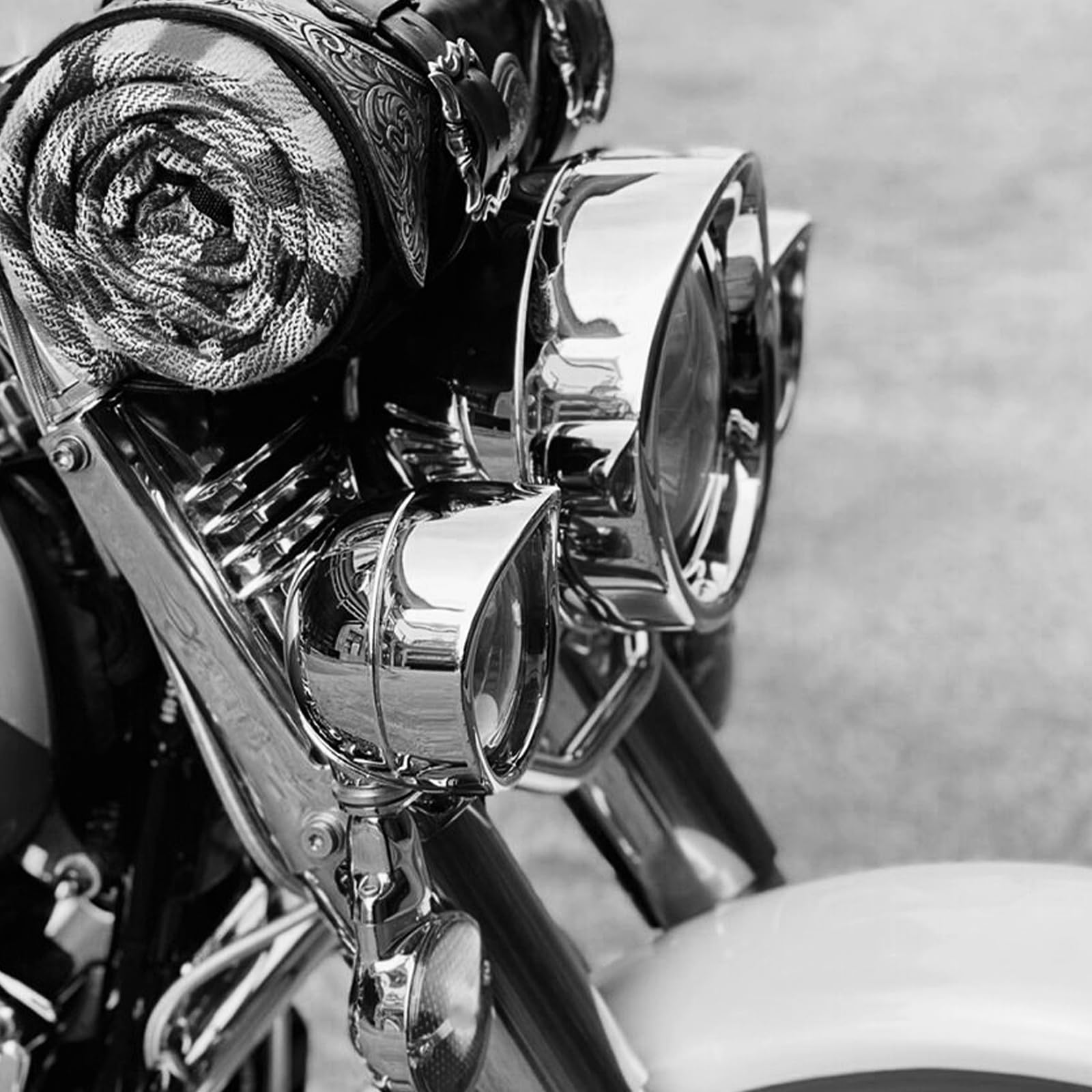 Anillo de visera para faros delanteros de motocicleta, bisel de motocicleta, anillo de ajuste de lámpara para Harley Softail FLS FLST FLSTF FLSTN 1994-2017 FLRT 2015-2023, cromado
