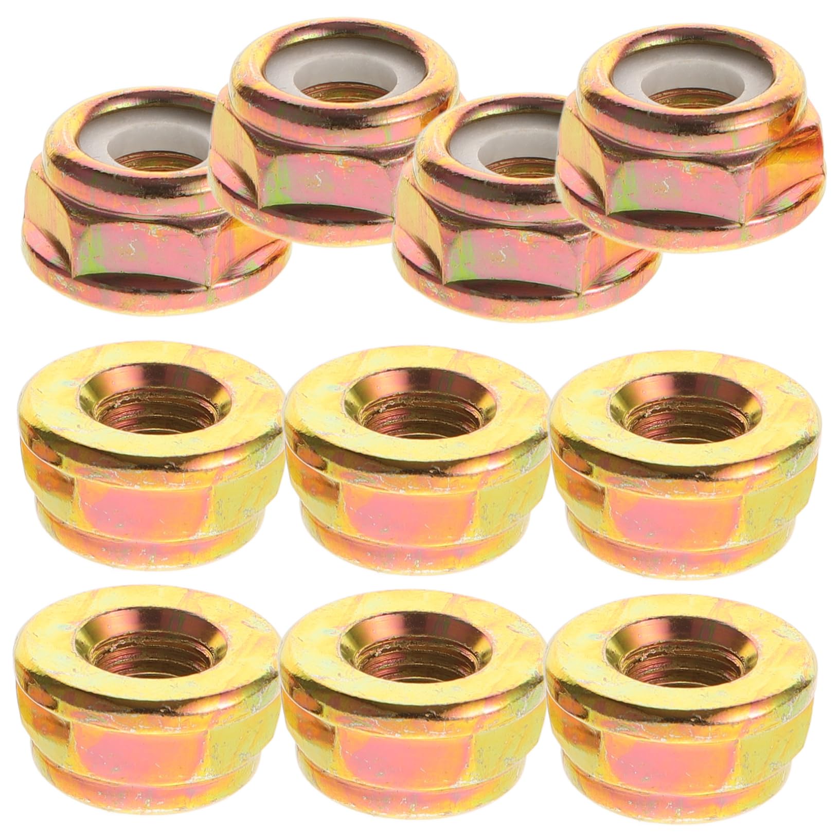 TOYANDONA 5 Series Tuercas De Eje para Cortacésped Tuerca De Fijación para Desbrozadora Accesorios De Jardinería Duraderos Y Fiables 10 Piezas X 5
