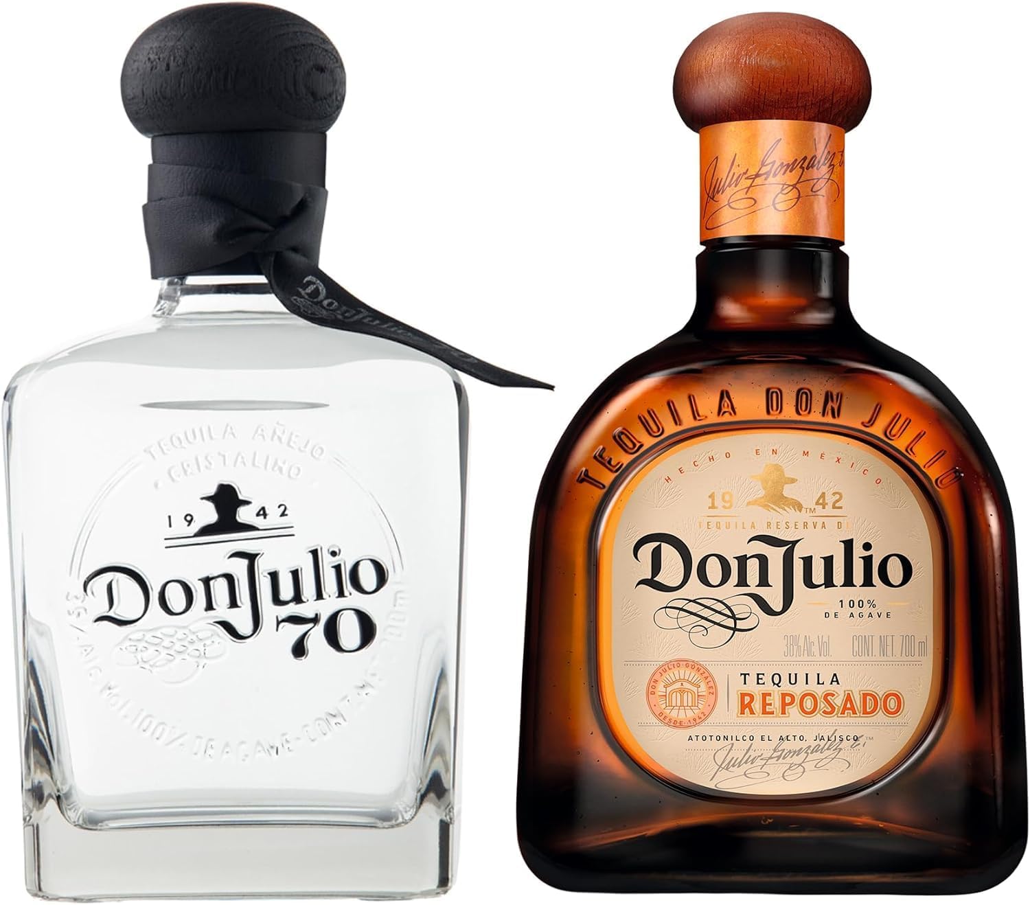 Don Julio, Tequila 70 Cristalino Añejo 700 ml + Don Julio, Tequila ...