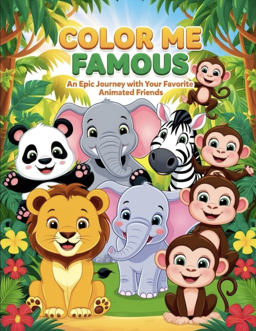 Color Me Famous: An Epic Journey with Your Favourite Animated Friends