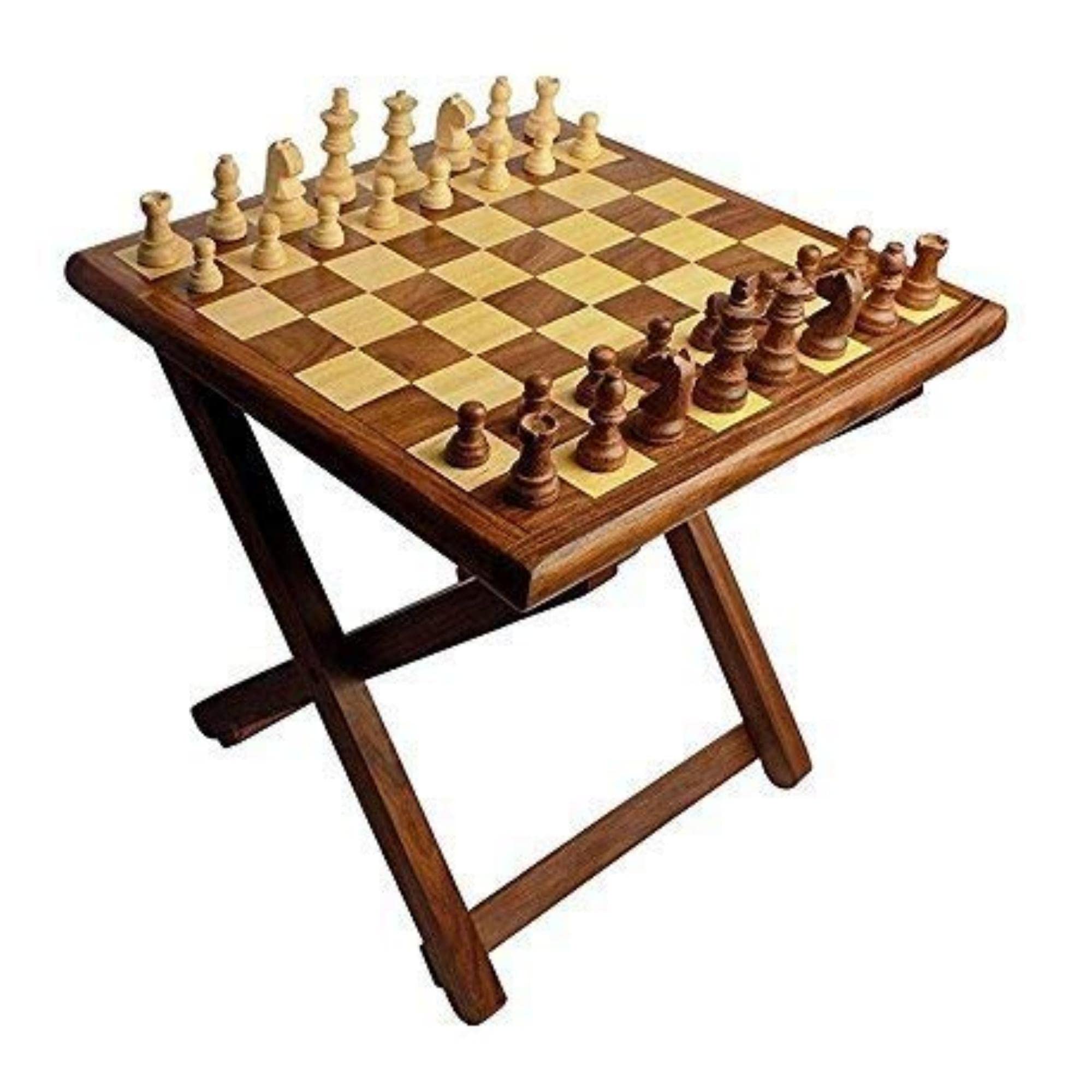 India Meets India Wooden Chess Table Game Puzzle Foldable with Coins Storage Drawer 12 inch (B0BC4KGCKC) Amazon Price History, Amazon Price Tracker