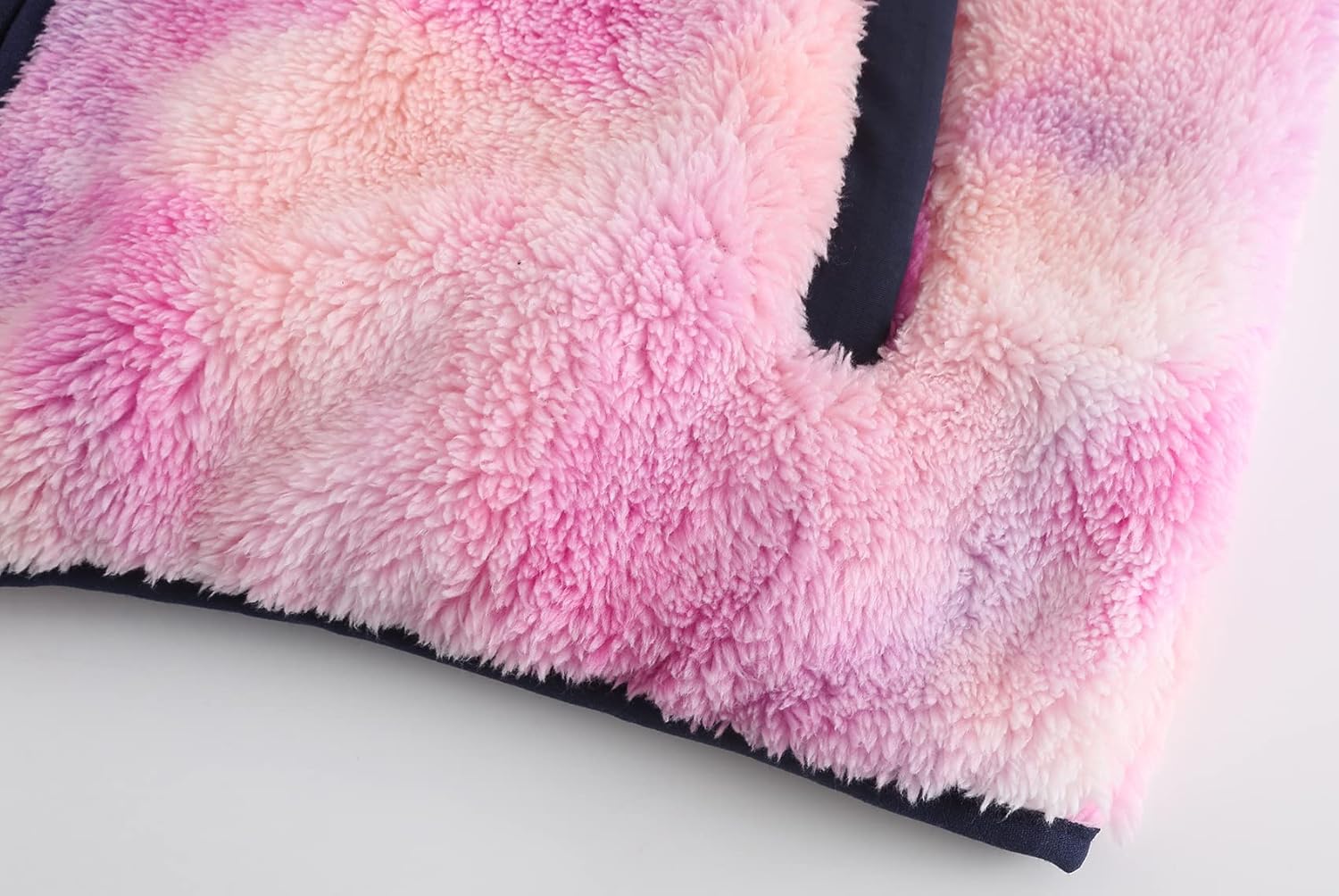 Girl's Jacket Kids Full Zip Ultra Soft Sherpa Fleece Hoodie Sweatshirt - Image 7