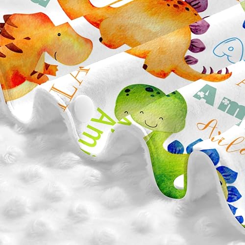 Miniatura 4 de Fundas de asiento de automóvil personalizadas para bebés, niños y niñas con nombre de dinosaurio, cubierta de asiento de automóvil personalizada