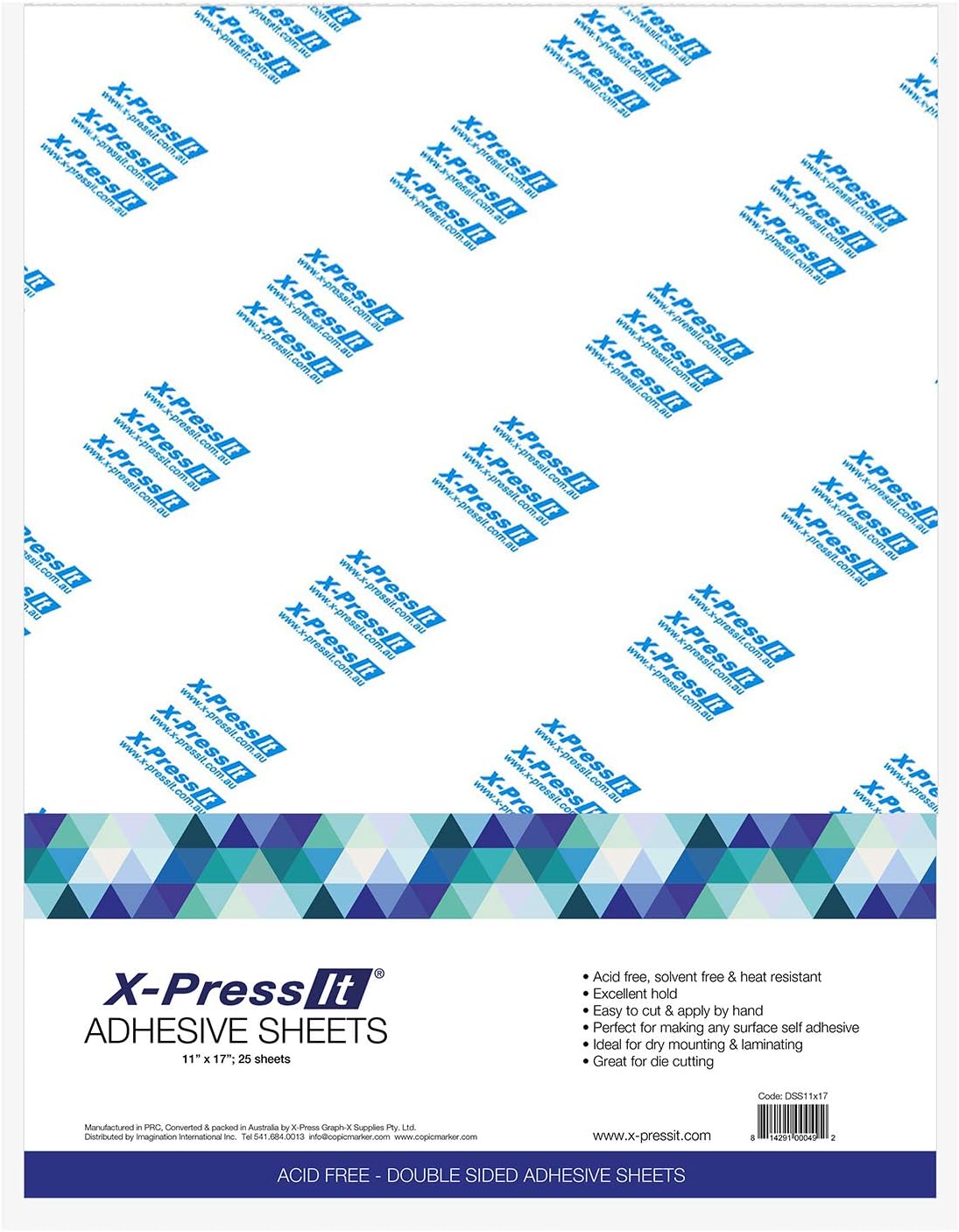 Double Sided High Tack Sheets 11X17 25/Pk