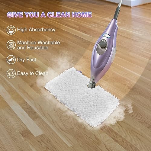 Miniatura 7 de Shark Series - Almohadillas de repuesto para trapeador de vapor Shark 3501 3973 S7000 Series y trapeador de vapor Shark Lift-Away Pro & Genius