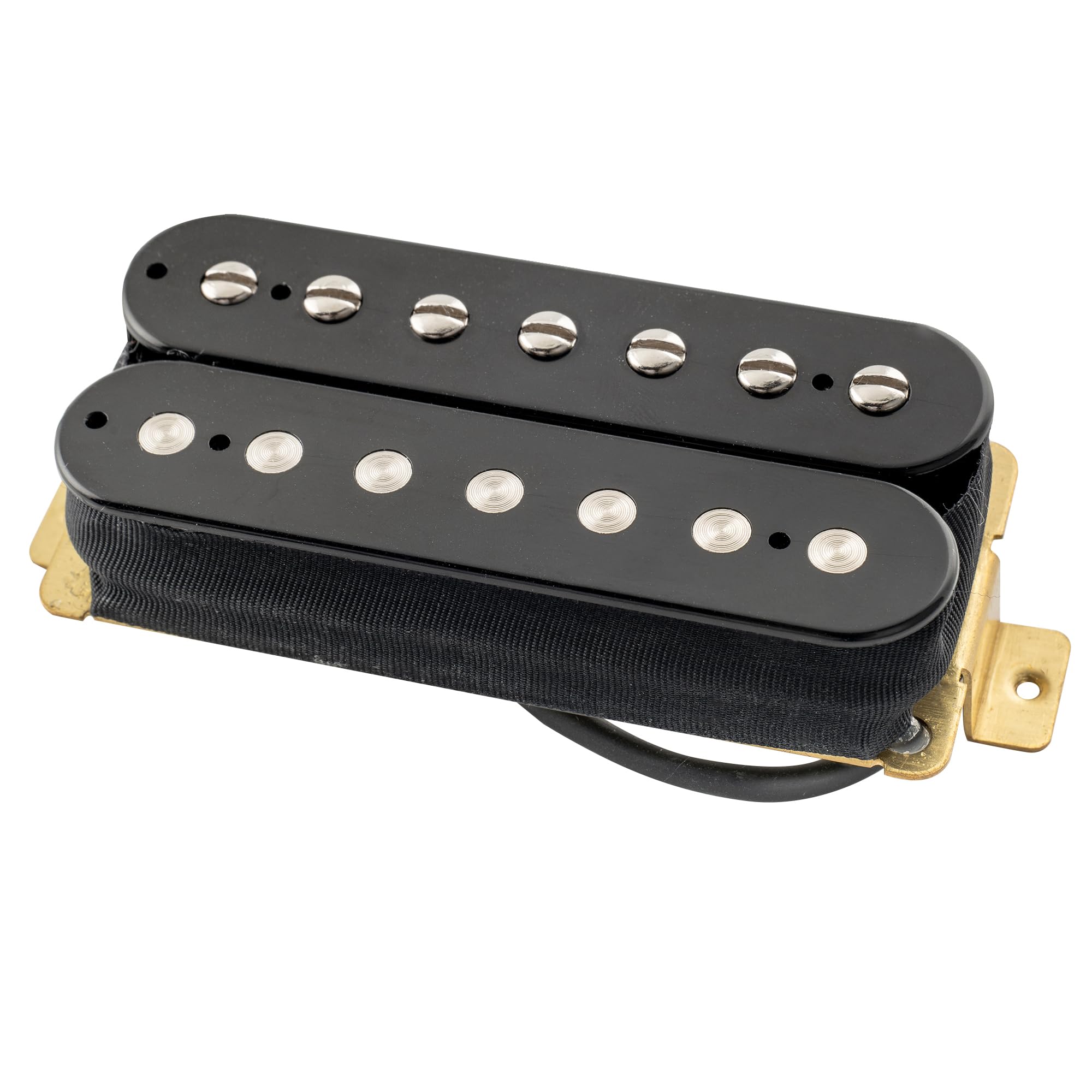 Artec HBA117 Alnico 5 Ungedeckt Humbucker Tonabnehmer Hals Pickup 9,2K für 7-Saiter E-Gitarre, Schwarz