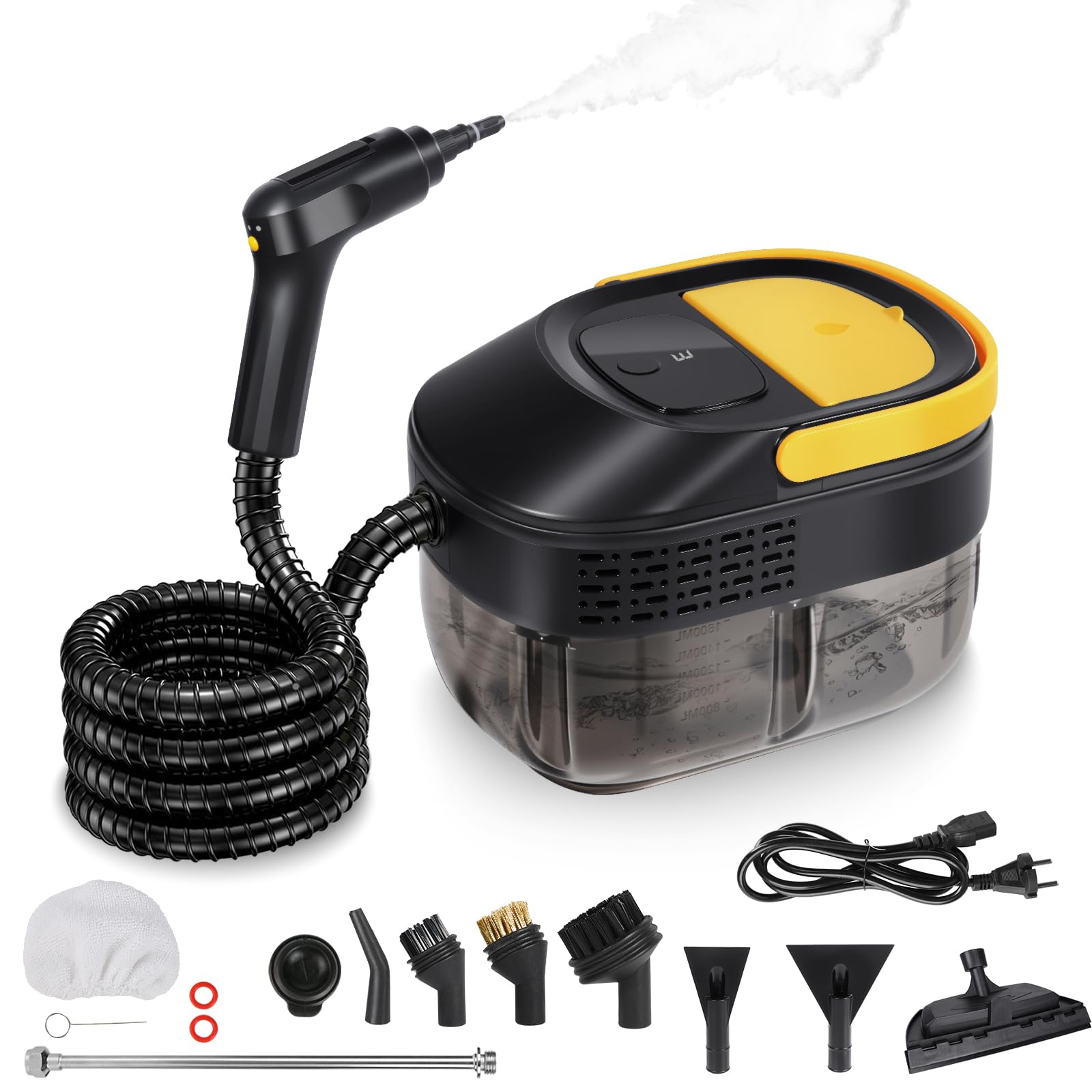 Odkurzacz parowy 2500 W, 3 bary, 105℃, szybkie nagrzewanie w 15s