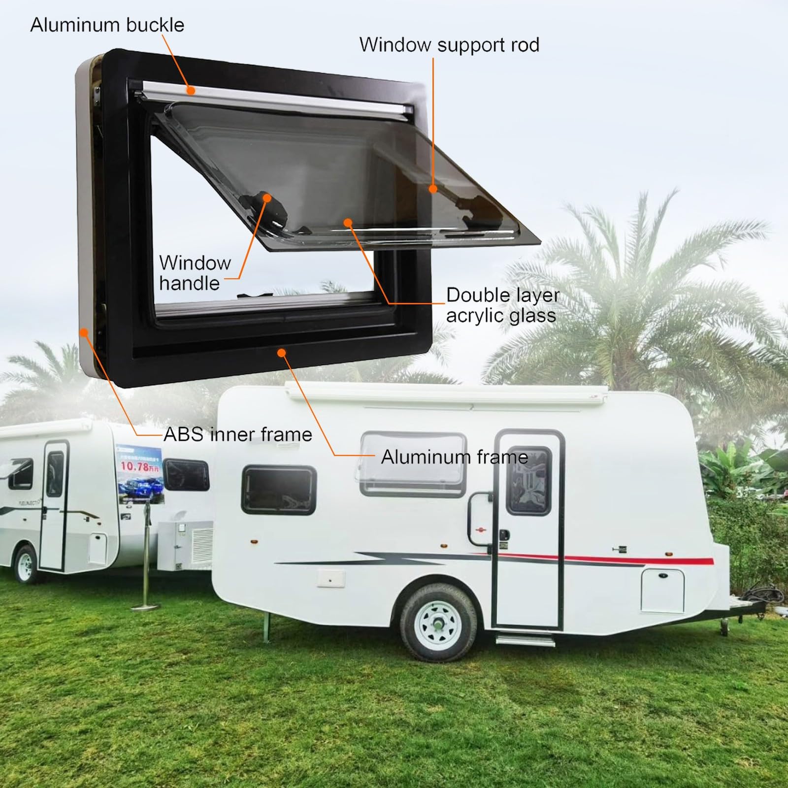 Misorat Ventanas correderas de autocaravanas,500 * 300 Ventanas de exhibición de Ventanas de autocaravanas, Ventanas de autocaravanas, autocaravanas, remolques, camionetas,500 * 300mm(LxH Misorat Ventanas correderas de autocaravanas,500 * 300 Ventanas de exhibición de Ventanas de autocaravanas, Ventanas de autocaravanas, autocaravanas, remolques, camionetas,500 * 300mm(LxH