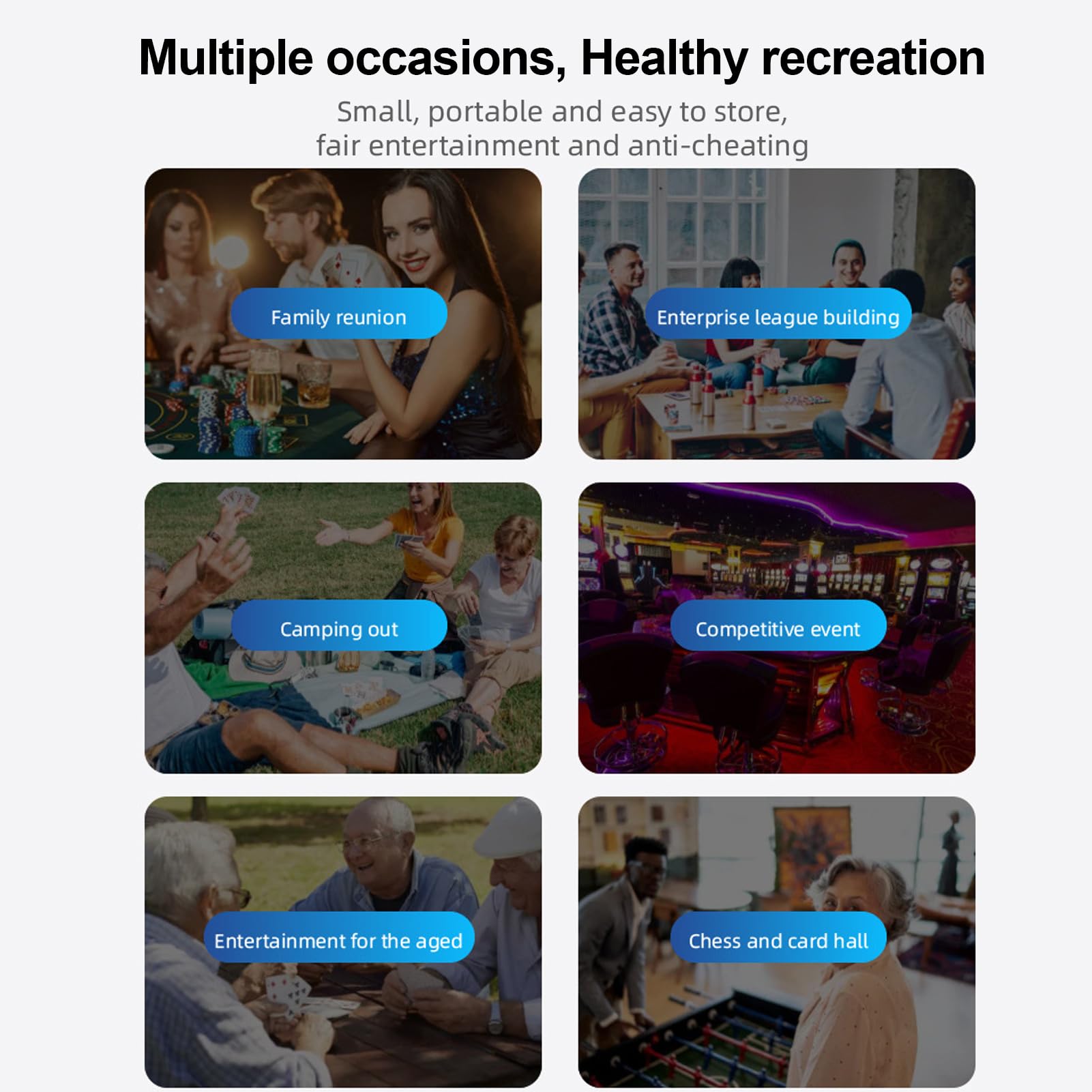 Denash Automatique Mélangeurs de Cartes et Distributeur,2 en 1 Smart Wireless Player Playing Carte Shuffler Machine,Revendeur de Cartes Rotatives à 360 ° pour Divers Jeux de Poker