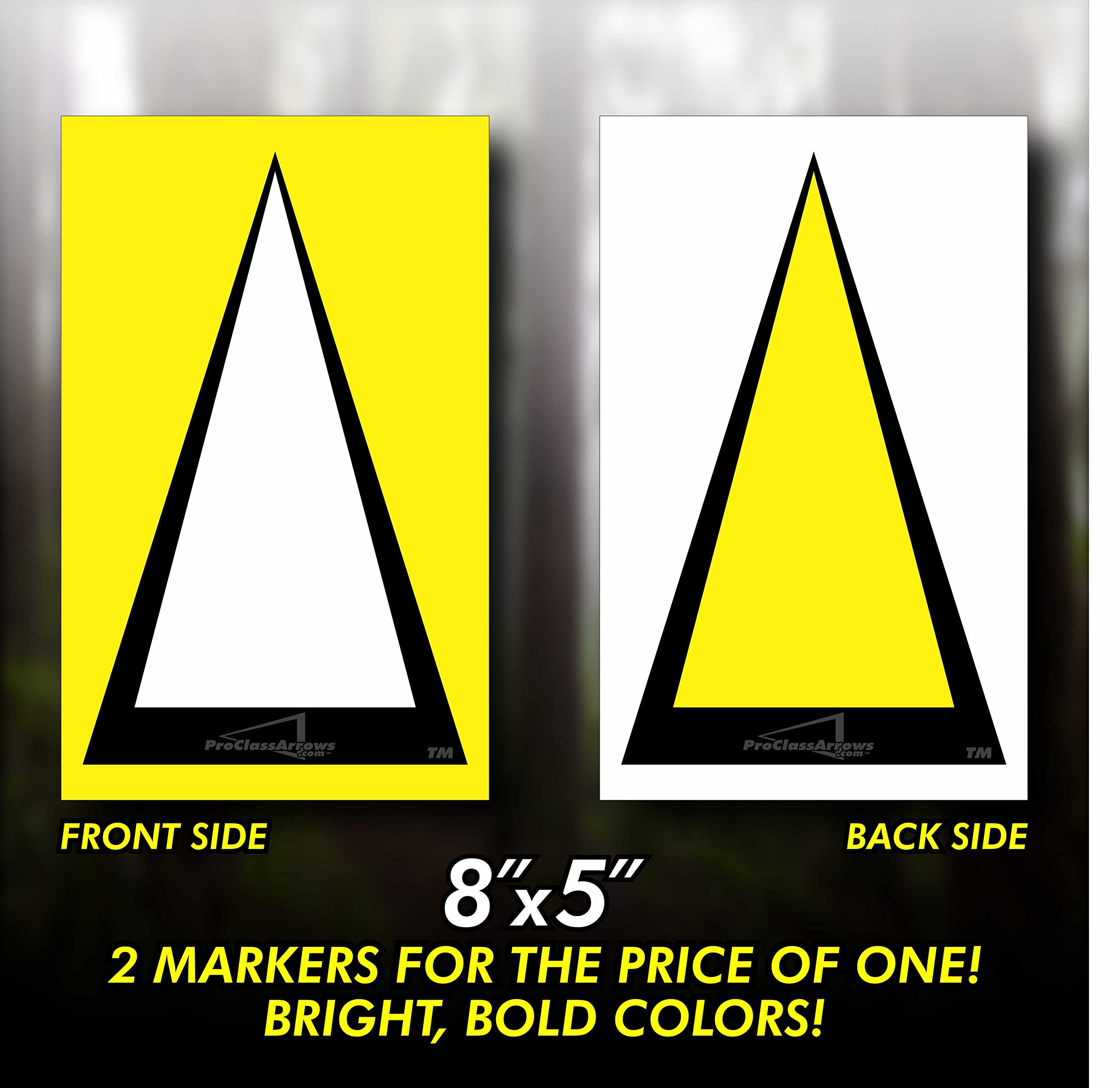 Pro Class Arrows, PCA-Yellow, Race Course Marking Arrow; 150 Pack; 8