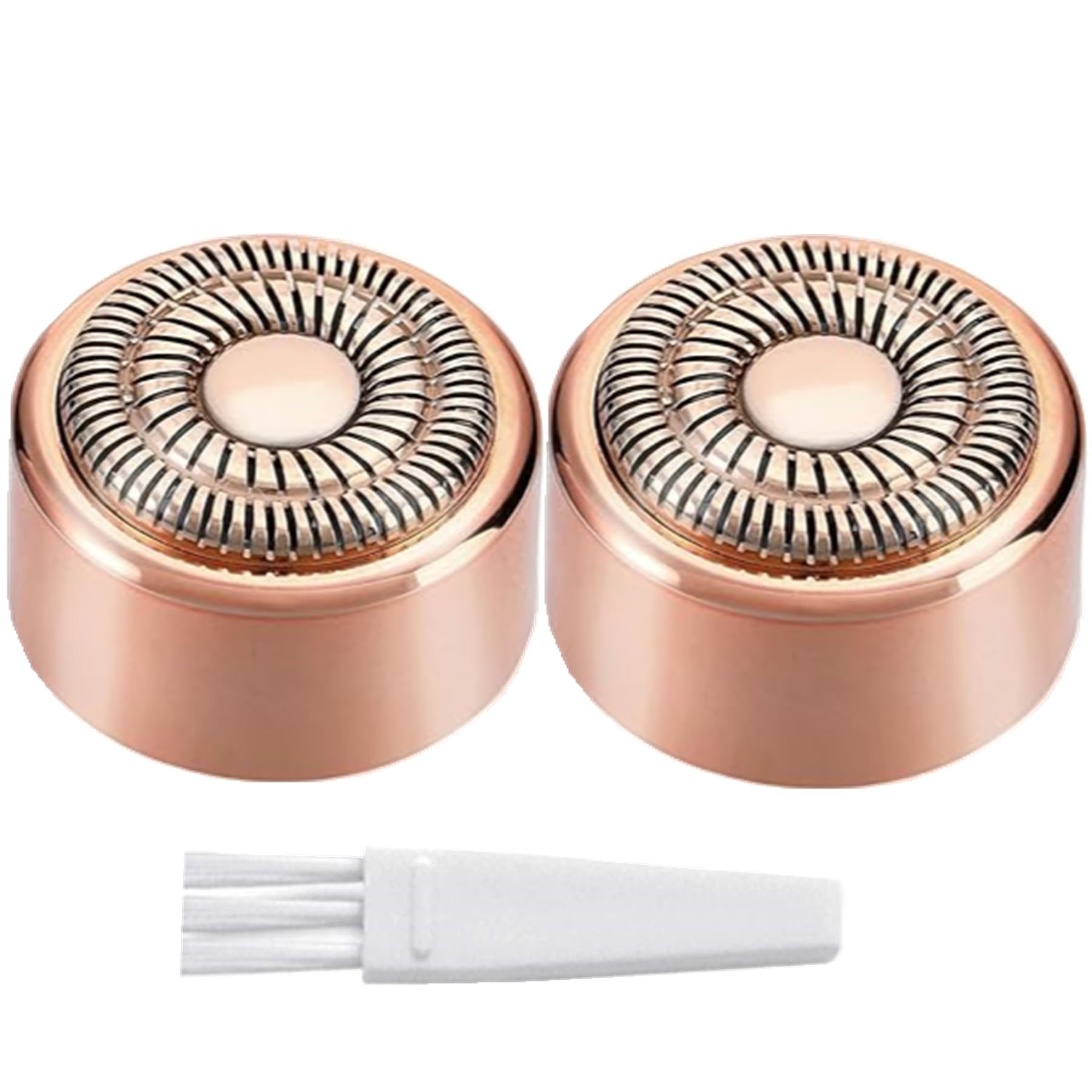 Replacement Heads Generation 3 for New Finishing Touch Flawless Facial Hair Remover,Upgraded Replacement Blades for Women,Ring Light Rose Gold for Flawless