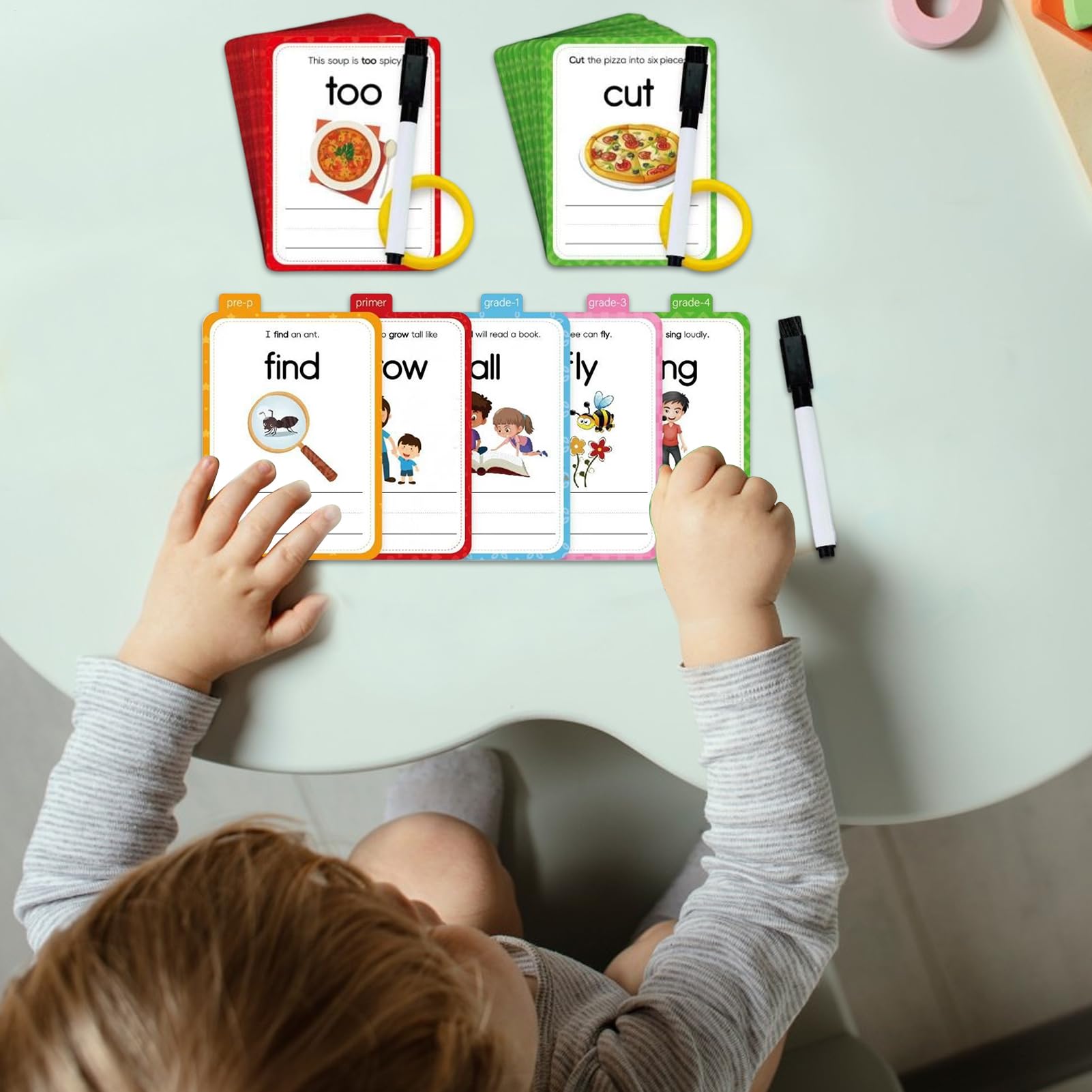 Flashcard Parole Sight Giochi Di Lettura Portatili | Flashcard Vocabolario Per Bambini Ragazze Insegnanti Istruzione Domestica Attività In Classe Apprendimento
