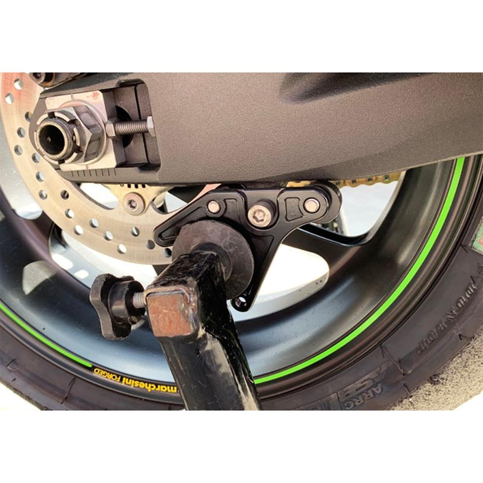 Amazon | バイク用リア スタンド フック スイングアーム