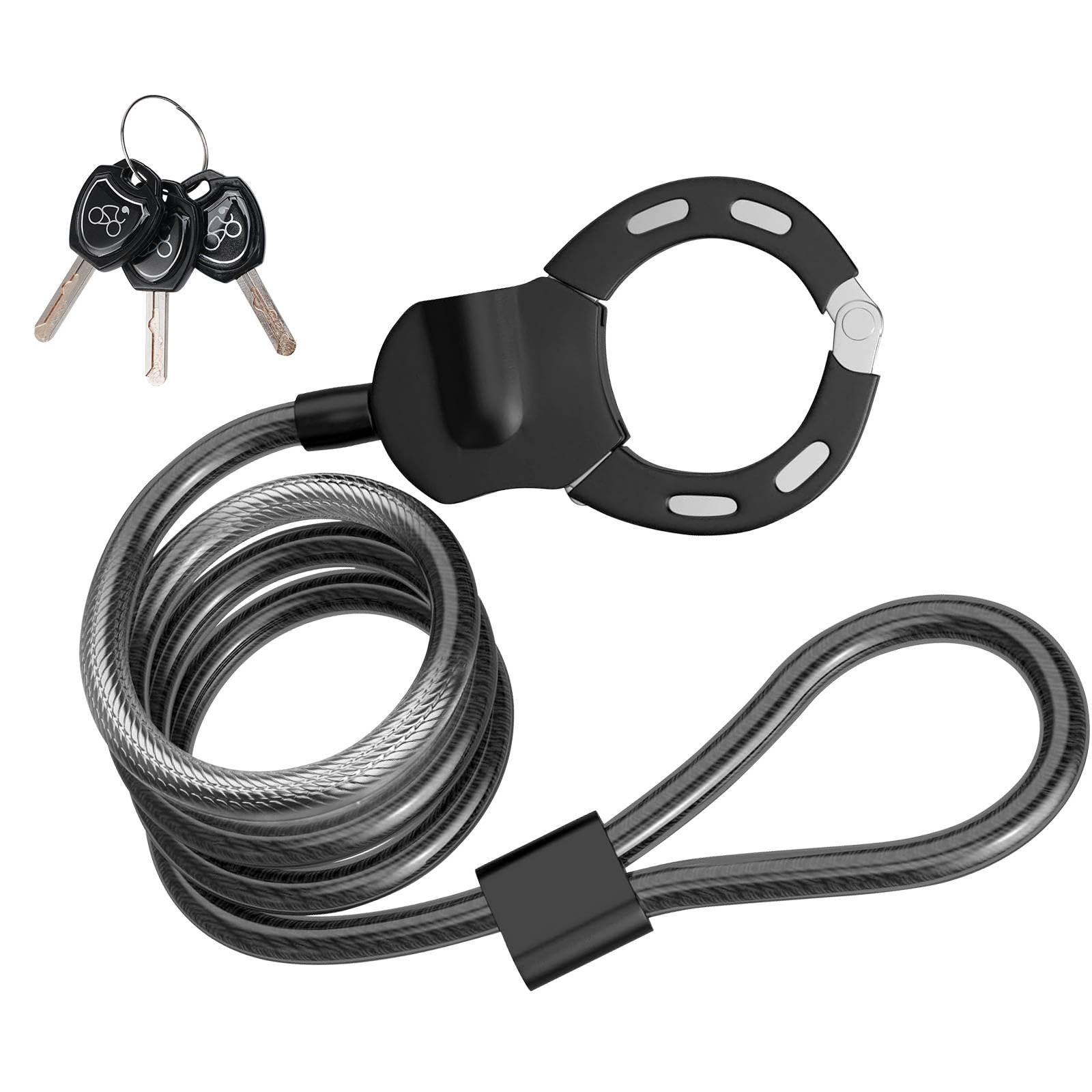 Antivol Menotte Trottinette électrique - Haute Sécurité Acier Allié - 95cm - Pour Vélo, Moto, Poussette