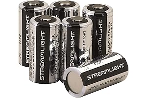 Streamlight CR123A Batteries: Max Lumens, Extended Runtime, 6-Pack