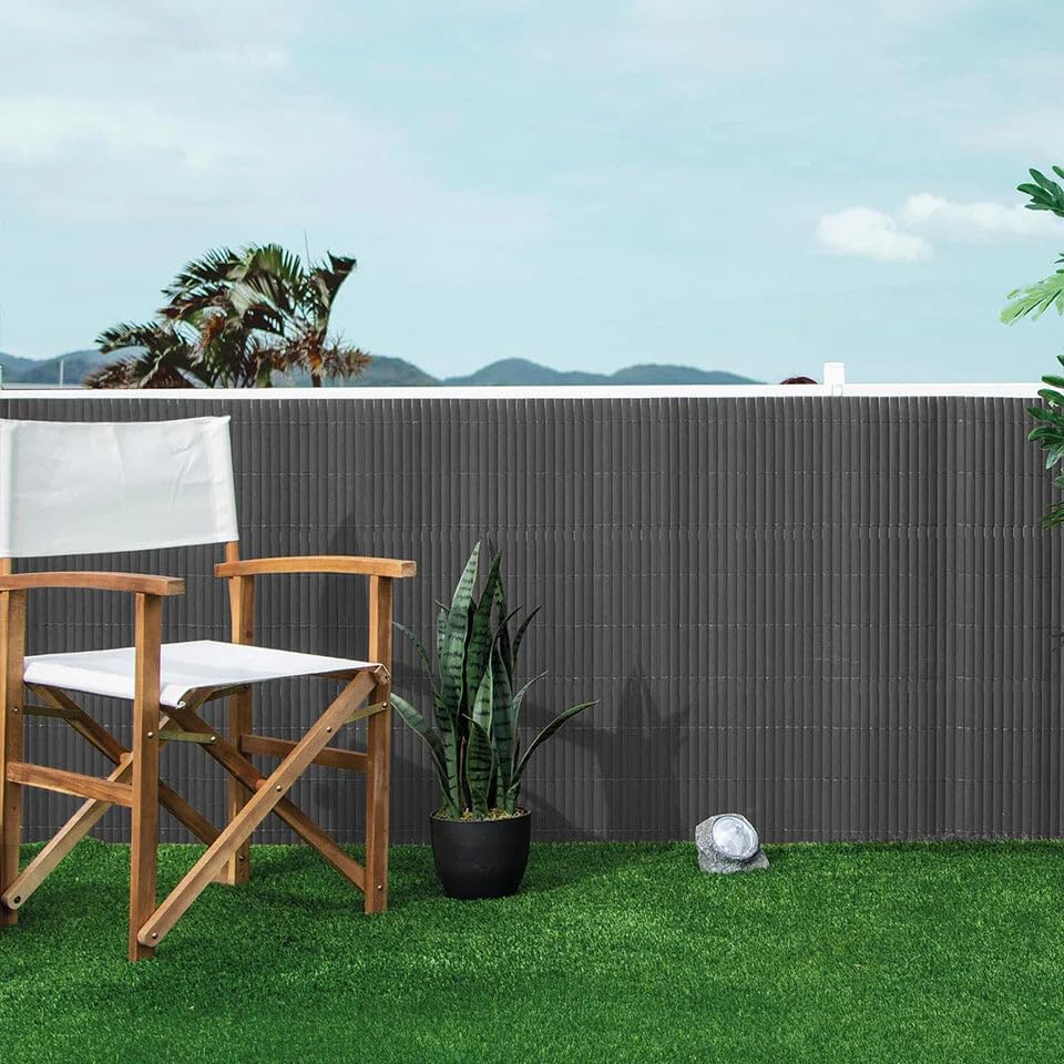 Nortene Pack instalación cañizo PVC Lite 6 metros antracita 1X3 M
