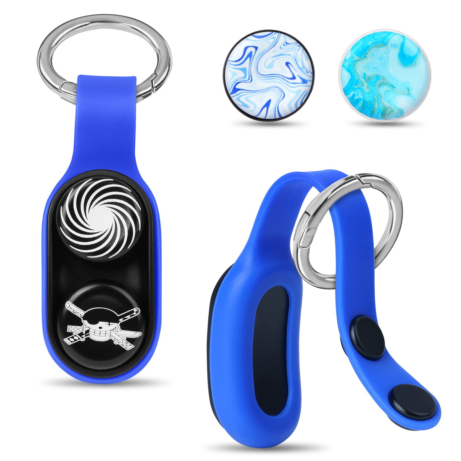 OSDUE Magnetyczna zabawka fidget, magnetyczna zabawka pop-up, dla dzieci i dorosłych, zabawki do budowania strachu, zabawki fidget, prezent dla dzieci i dorosłych (niebieska)