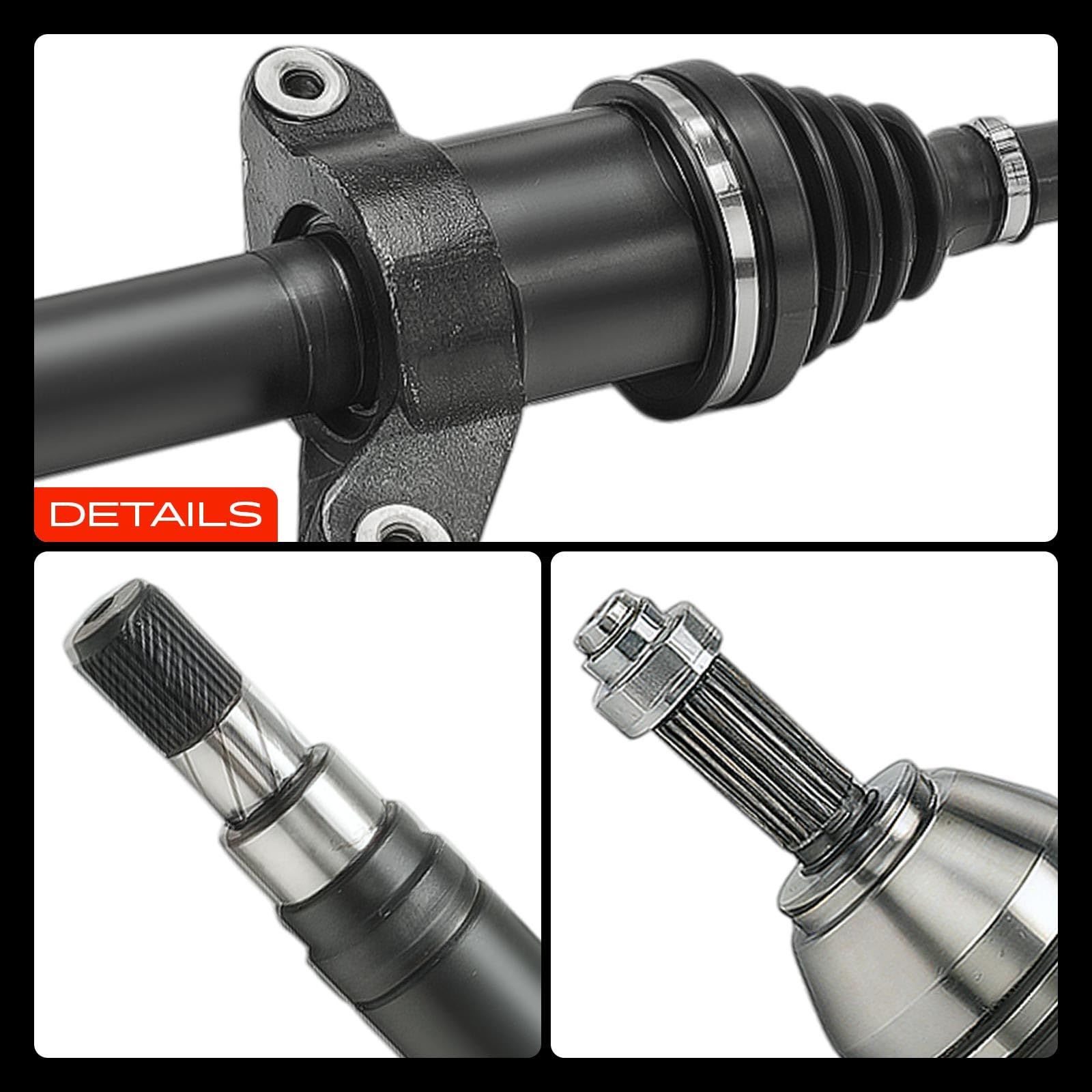 Frankberg Semiasse Albero di trasmissione Cambio manuale Asse Anteriore Destra senza ABS Ring Compatibile con M.i.n.i Countryman R60 M.i.n.i Paceman R61 Replace# 31609806470