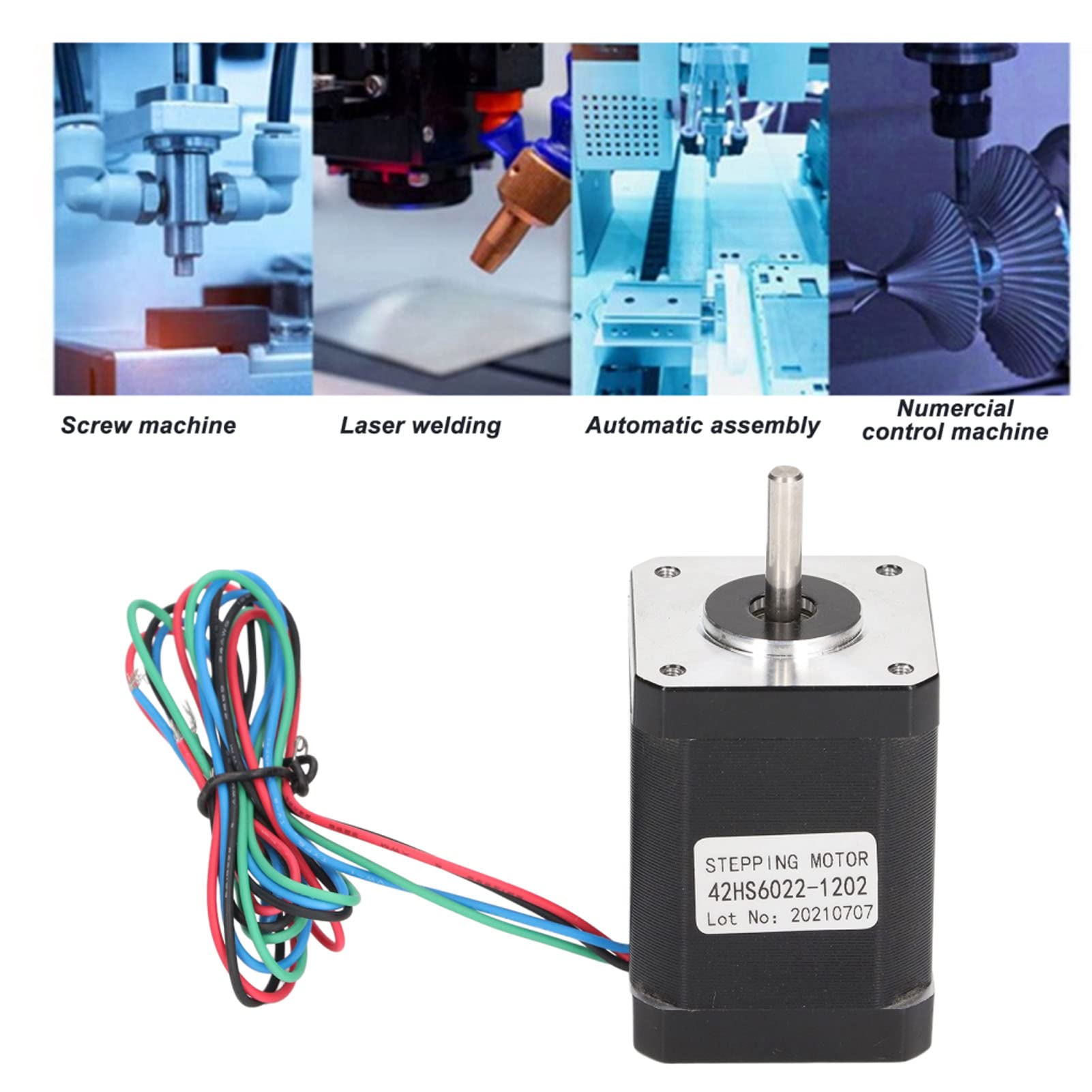 Hyuduo Stepper Motor Kit with Driver, 2-Phasen DC3.0V Hybrid Schrittmotor