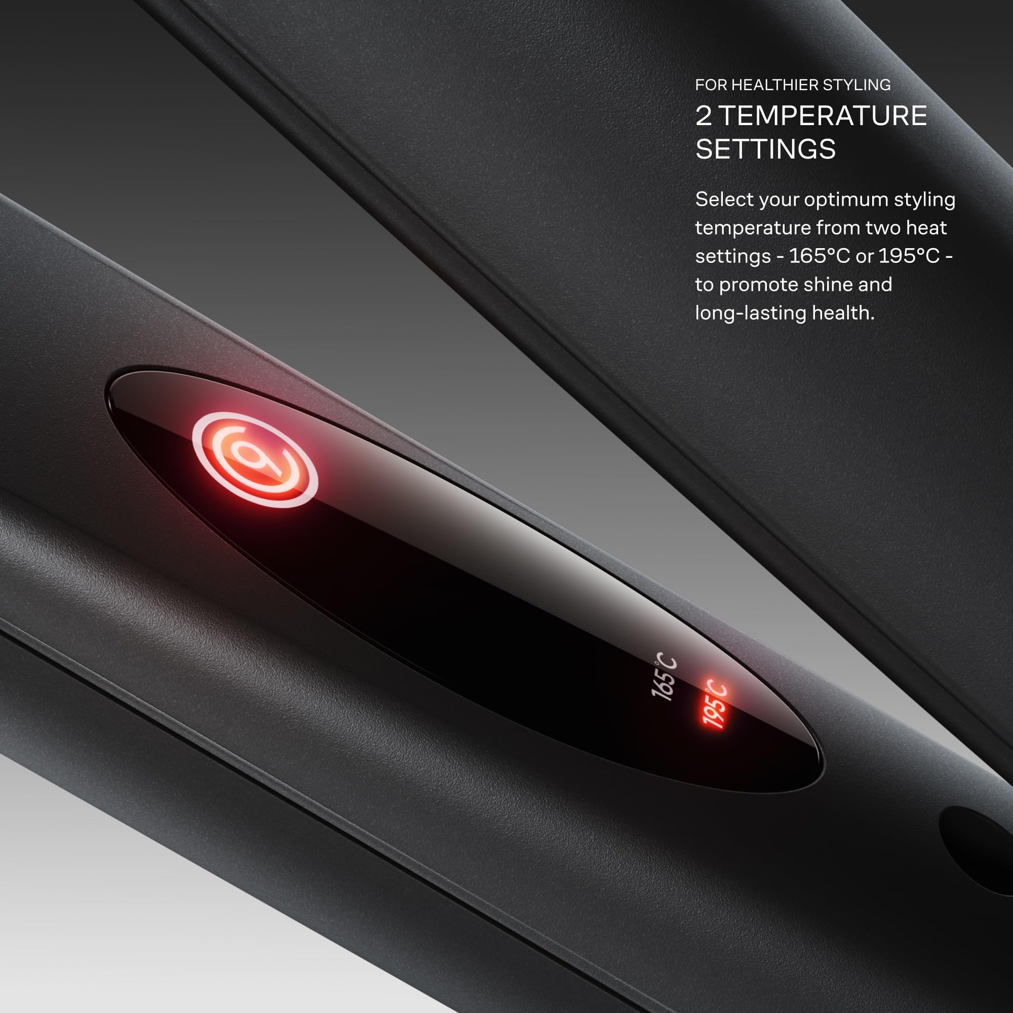 CLOUD NINE The Touch Iron – prostownica do włosów dla zdrowszych włosów – natychmiast się nagrzewa – z wzbogaconymi minerałami i ruchomymi płytkami ceramicznymi – technologia dotykowa do regulacji
