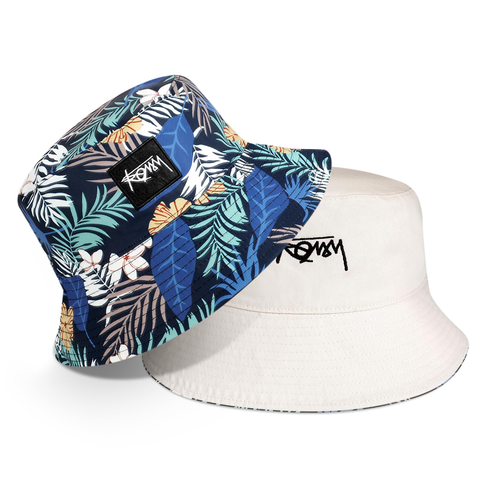 Zylioo Chapeau De Seau Réversible XXL - Pour Têtes Jusqu'à 64cm - Protection UV - Pêche, Randonnée