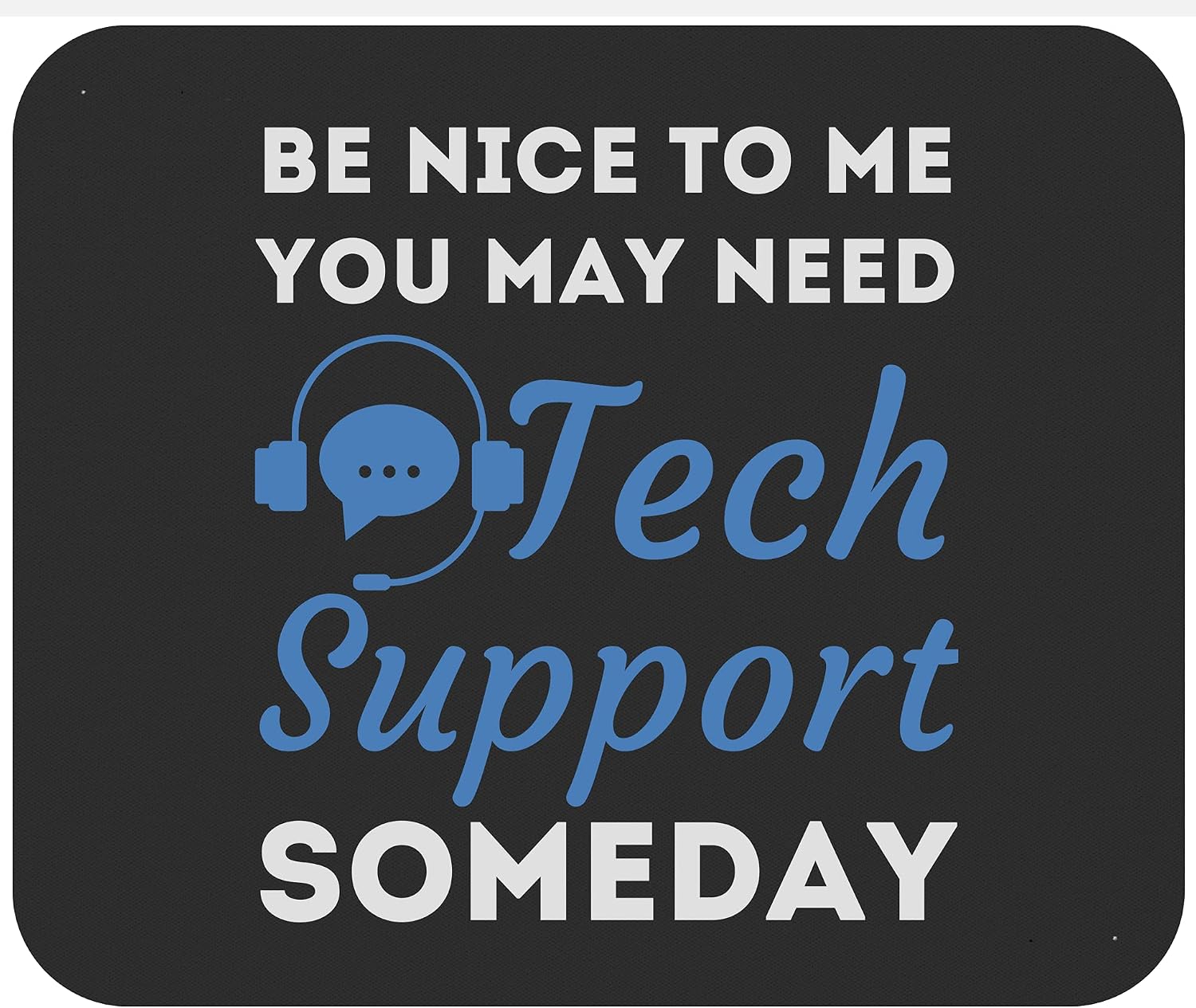 Engineer Office Mousemat Mouse mat Gift - Funny Tech Support T-Shirt - Geek Computer Engineer Tee 9 Inch Mousepad Mousepad