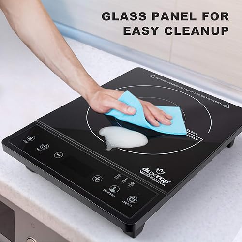 Miniatura 6 de Duxtop Cocina de inducción portátil, quemador de encimera, quemador de inducción con temporizador y sensor táctil, 1800W 8500ST E210C2