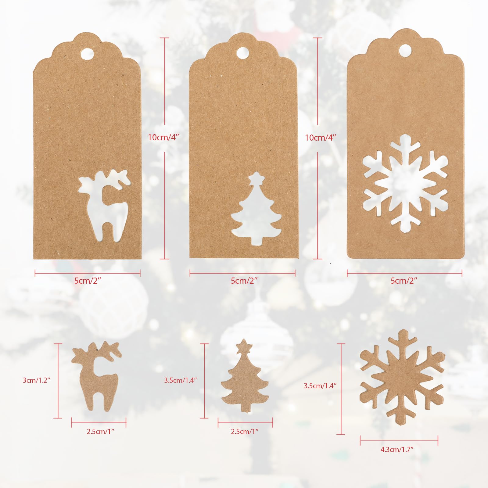 150 Étiquettes Cadeaux Colorées Avec Ficelle - Petites Étiquettes Décoratives 7x4cm En 5 Couleurs Pour Emballages Noël, Bricolage Et Travaux Manuels