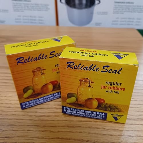 Miniatura 2 de Gomas estándar para tarros de conservas de estilo antiguo, con pestaña (24 unidades)