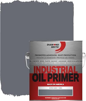Diamond Brite Industrial Oil Alkyd Primer, Gray, 1 Gallon, 32900-1