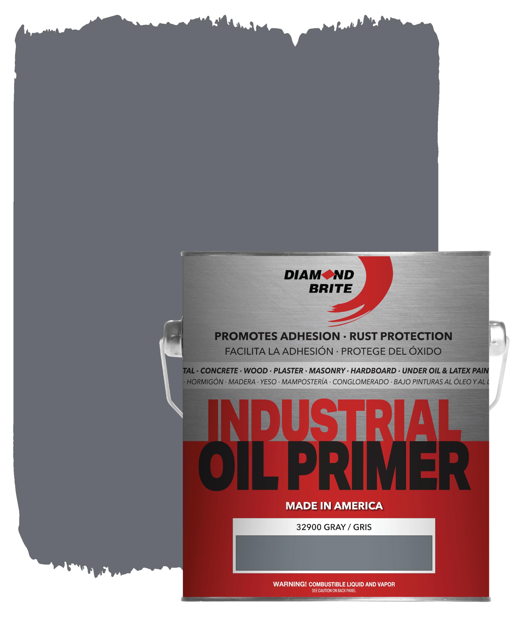 Diamond Brite Industrial Oil Alkyd Primer Gray 1 Gallon
